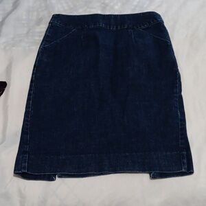 J crew women skirt size 2 color blue.